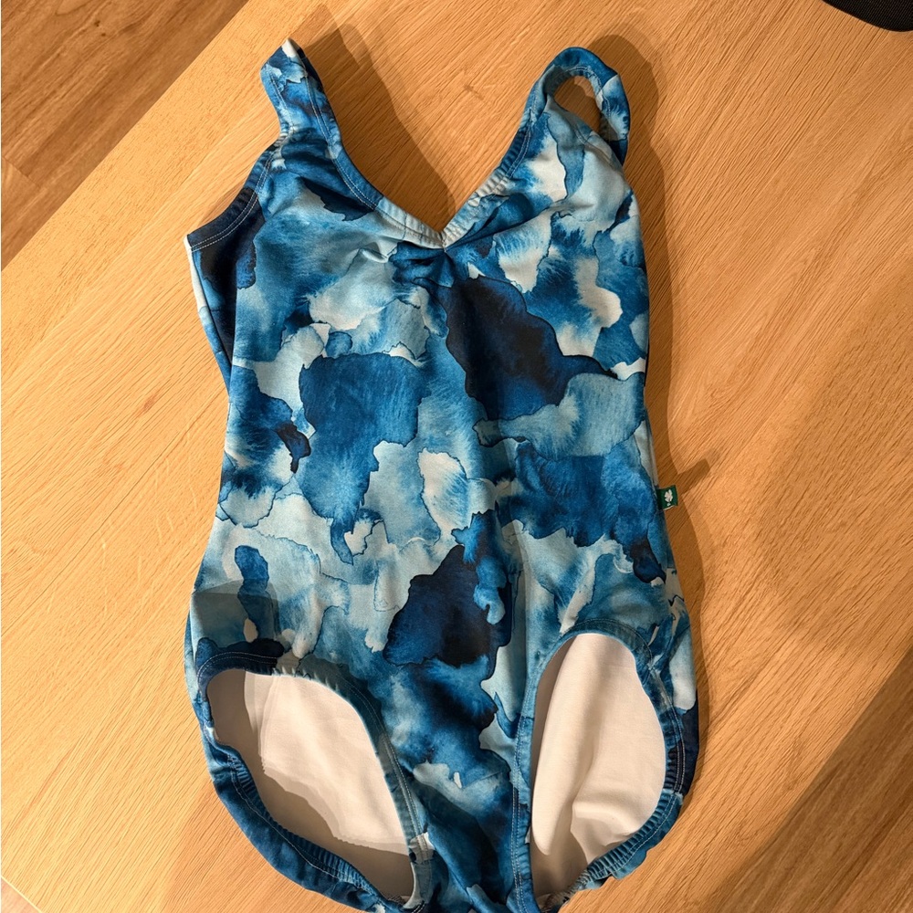 Blue Patterned Luckyleo leotard